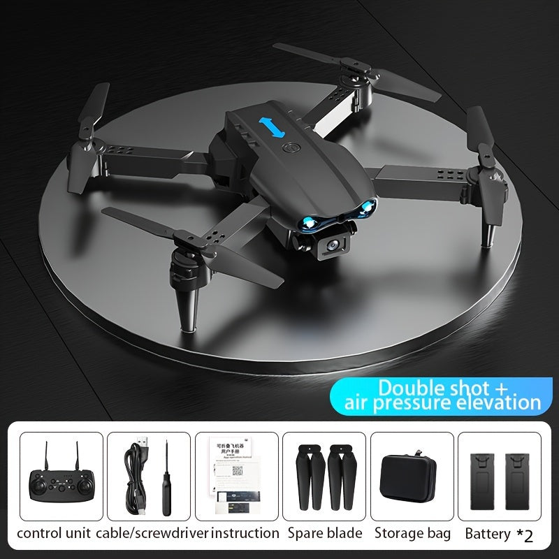 2025 E99 Pro Max Drone, App Control, FPV Real-time Video RC Quad , 360-degree Rotation, As A Toy Gift + 2 Batteries