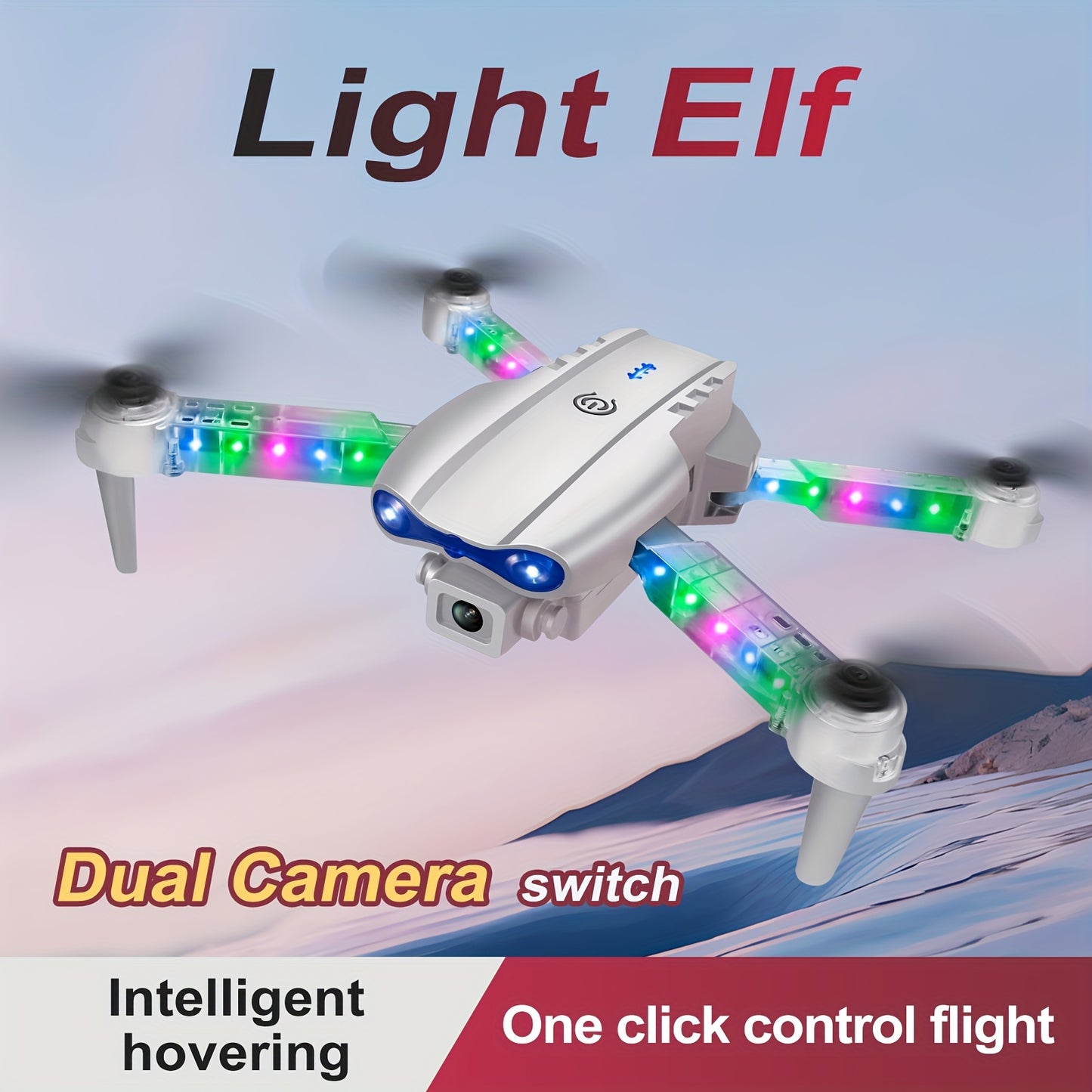 2025 E99 Pro Max Drone, App Control, FPV Real-time Video RC Quad , 360-degree Rotation, As A Toy Gift + 2 Batteries