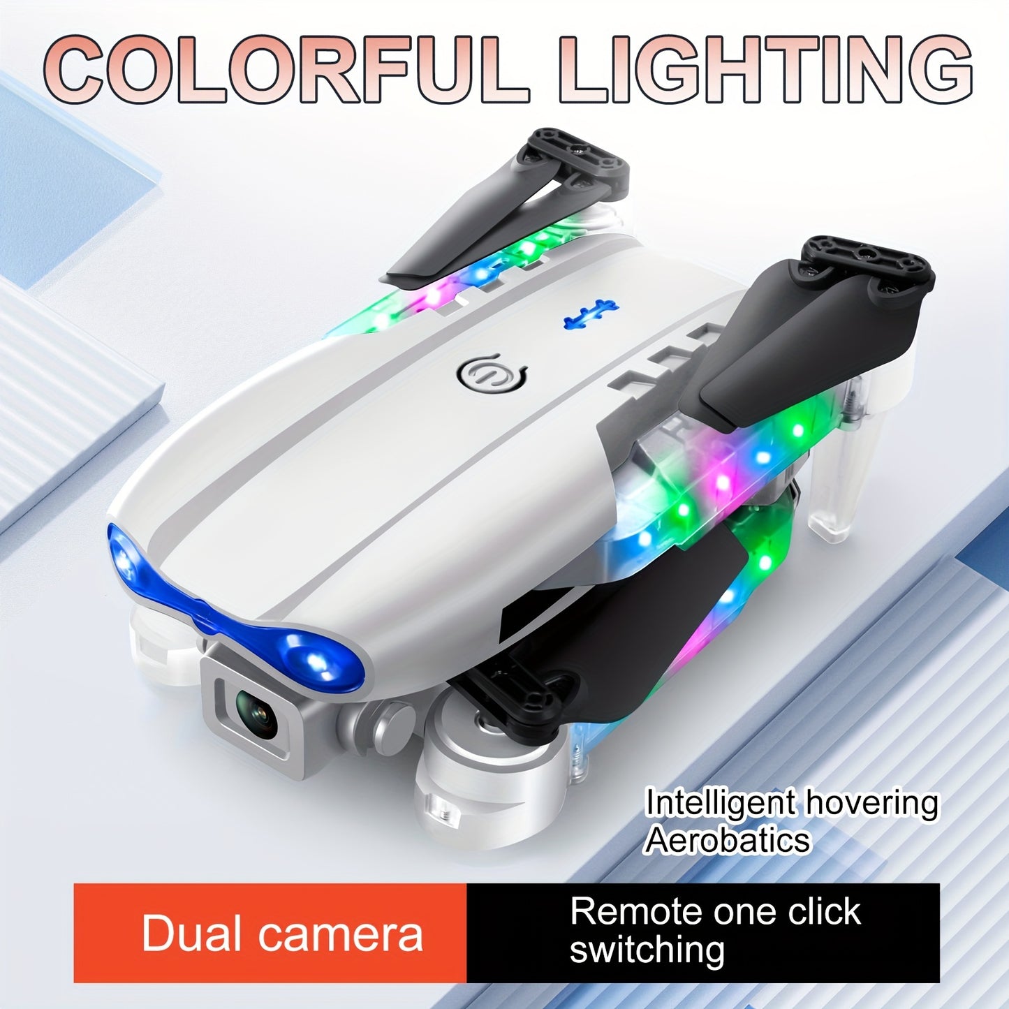 2025 E99 Pro Max Drone, App Control, FPV Real-time Video RC Quad , 360-degree Rotation, As A Toy Gift + 2 Batteries