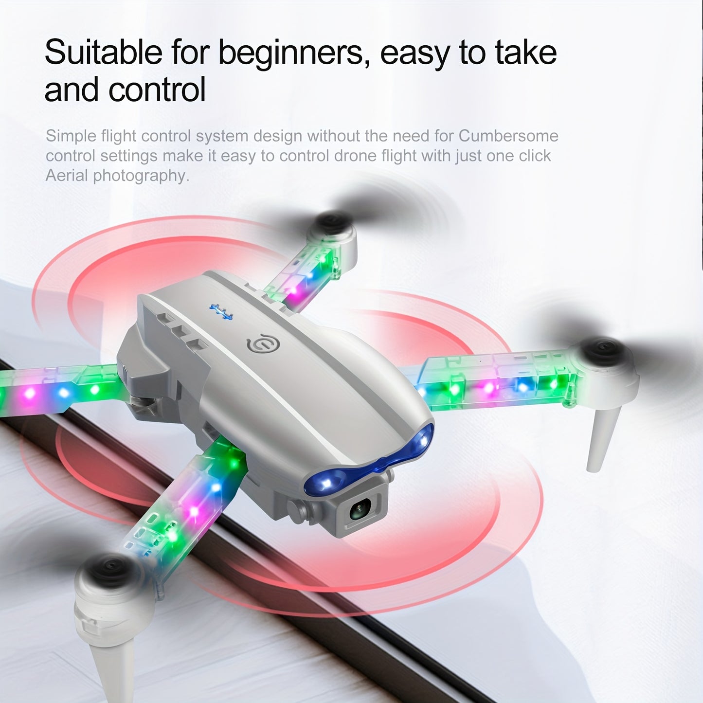 2025 E99 Pro Max Drone, App Control, FPV Real-time Video RC Quad , 360-degree Rotation, As A Toy Gift + 2 Batteries
