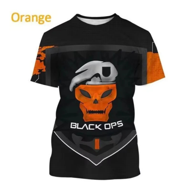 Call of Duty Warzone 3D Printed Casual Summer Oversized T-Shirt for Men and Women - Short Sleeve Gaming Top