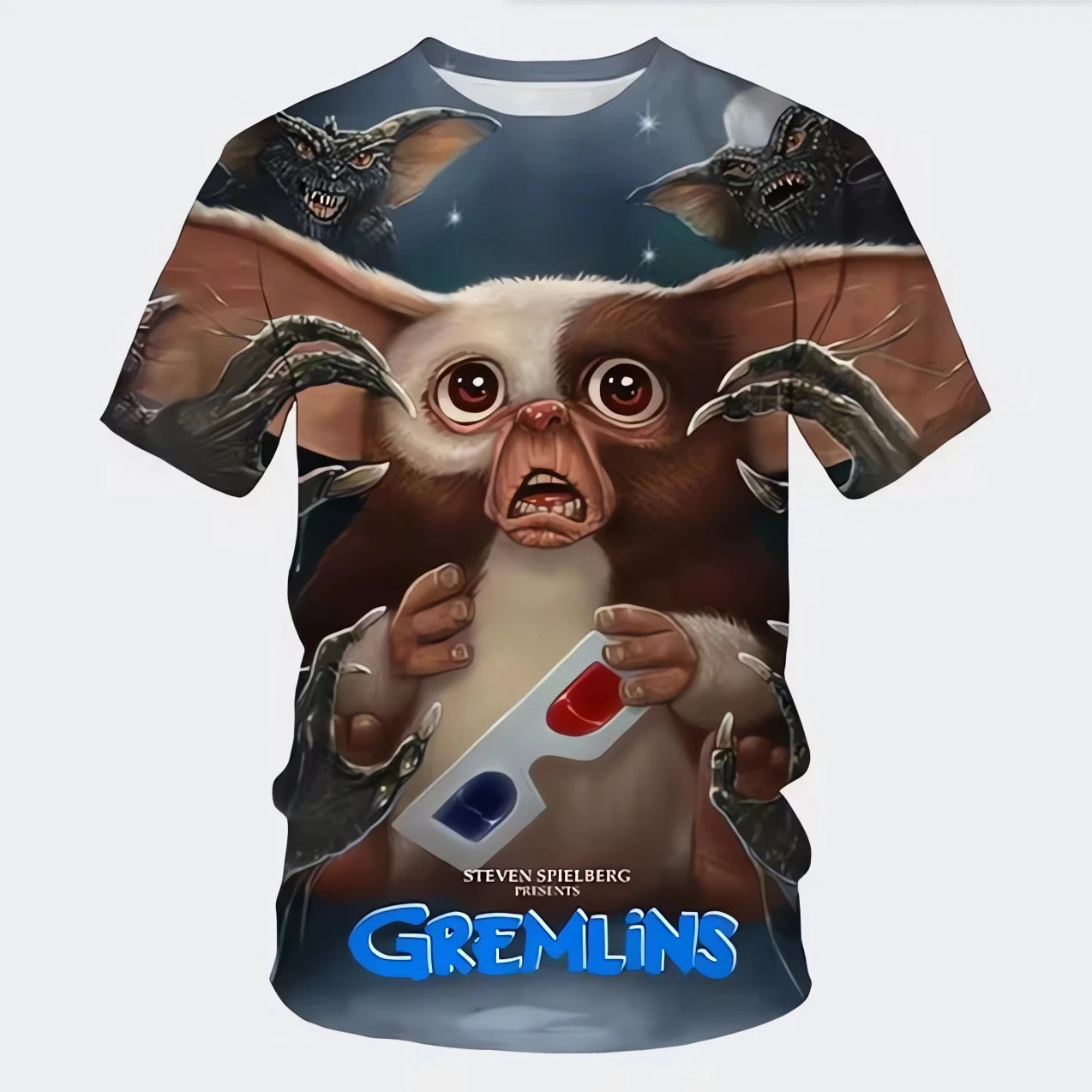 Gremlins 3D printed T-shirt printed T-shirt men and women Kids Tops