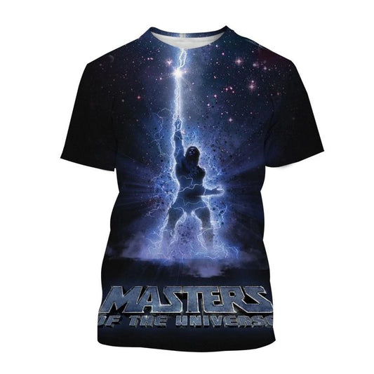 2024 New Masters of the Universe He-Man 3D T-shirt Fashion Men's Personality Cool Anime Creative Short Sleeve Kids Funny Tees